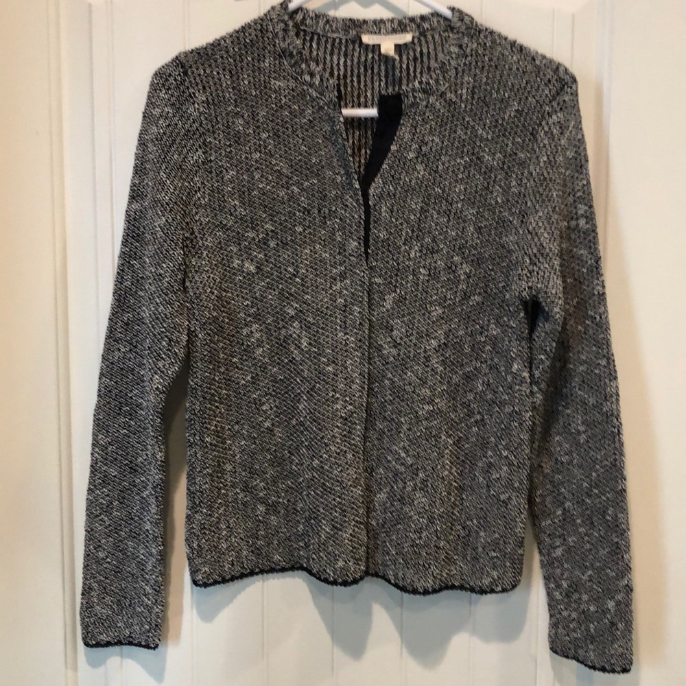 Snap front Eileen Fischer sweater